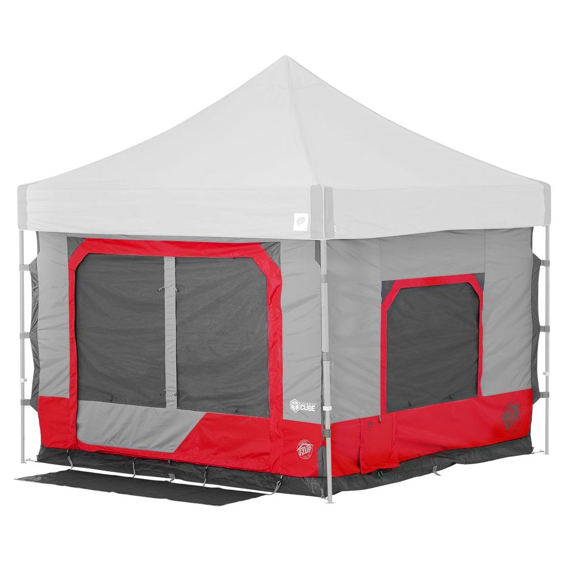 The camping cube outdoor pop-up tent add-on is a spacious easy to set-up product ready for your next fun trip. Camping cube add-on is not self-standing.