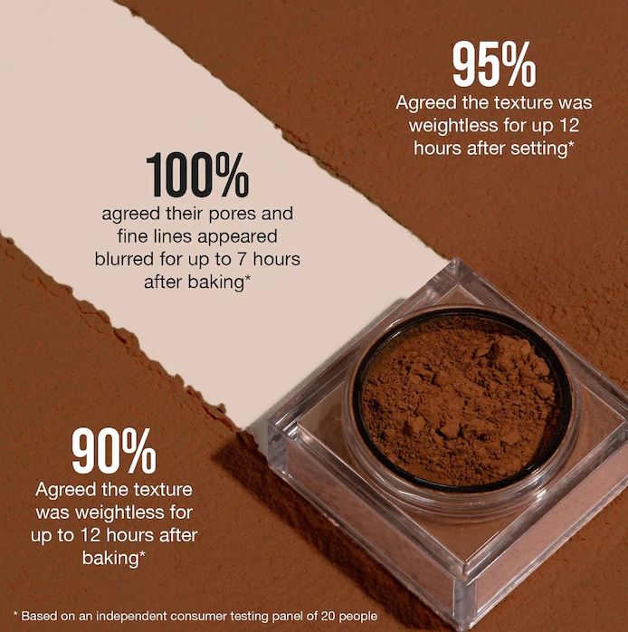 HUDA BEAUTY created eight shades of Easy Bake, packed with ultra-refined pigments, to ensure the right fit for all skin tones. The powders work to subtly color correct and highlight different contours of the face, leaving a translucent veil of color on your skin—so you can bake, without the cake.