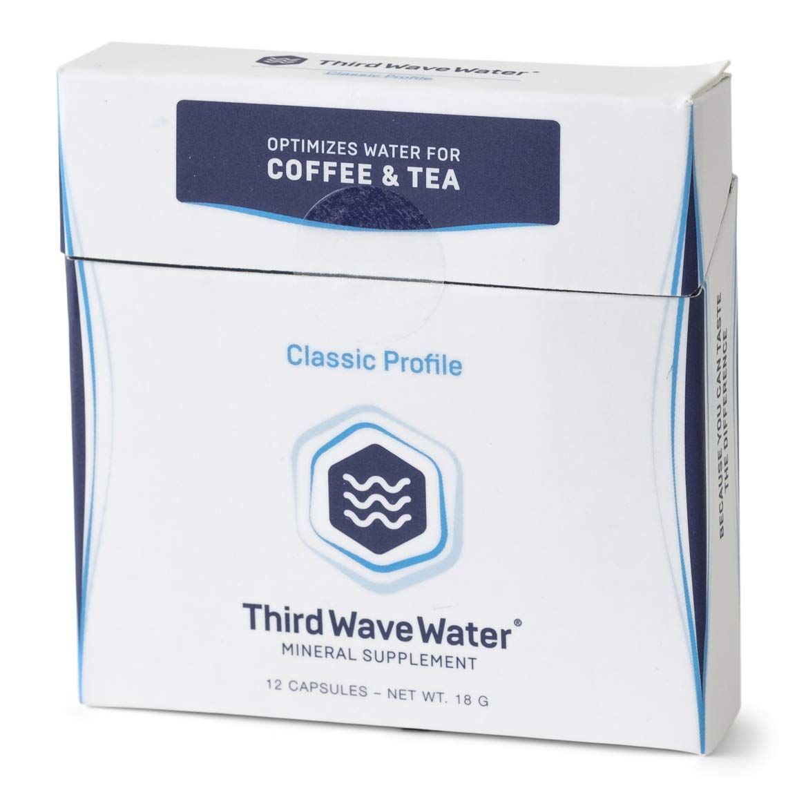 The Third Wave Water Classic Profile is a specifically formulated packet of minerals that help your coffee's natural flavors effectively shine while protecting your equipment from mineral scale. With added magnesium for sweetness, calcium for a balanced body and dash of sodium for a smooth finish Third Wave Water will bring out the optimum flavors 