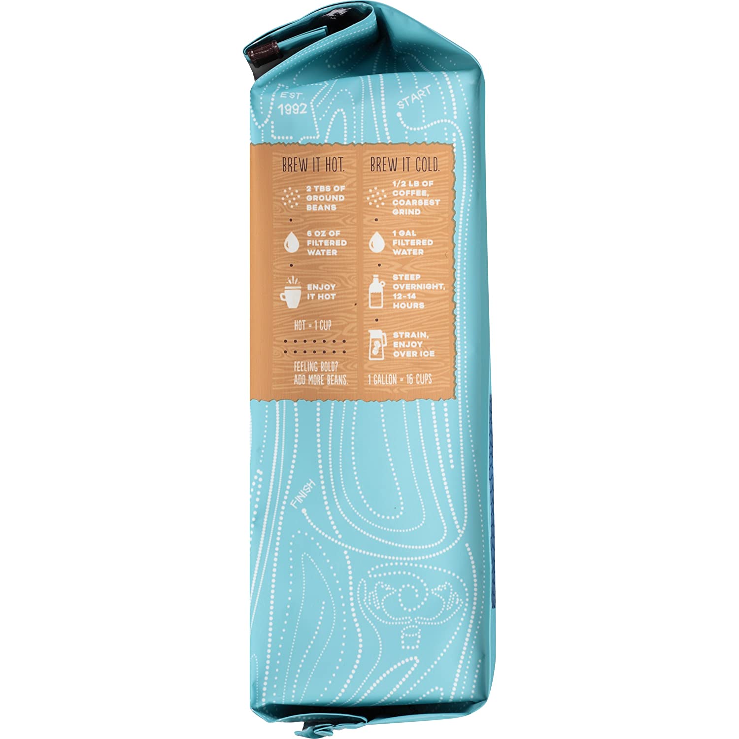 2 Ground Coffee (12oz) by Caribou Lakeshore Blend