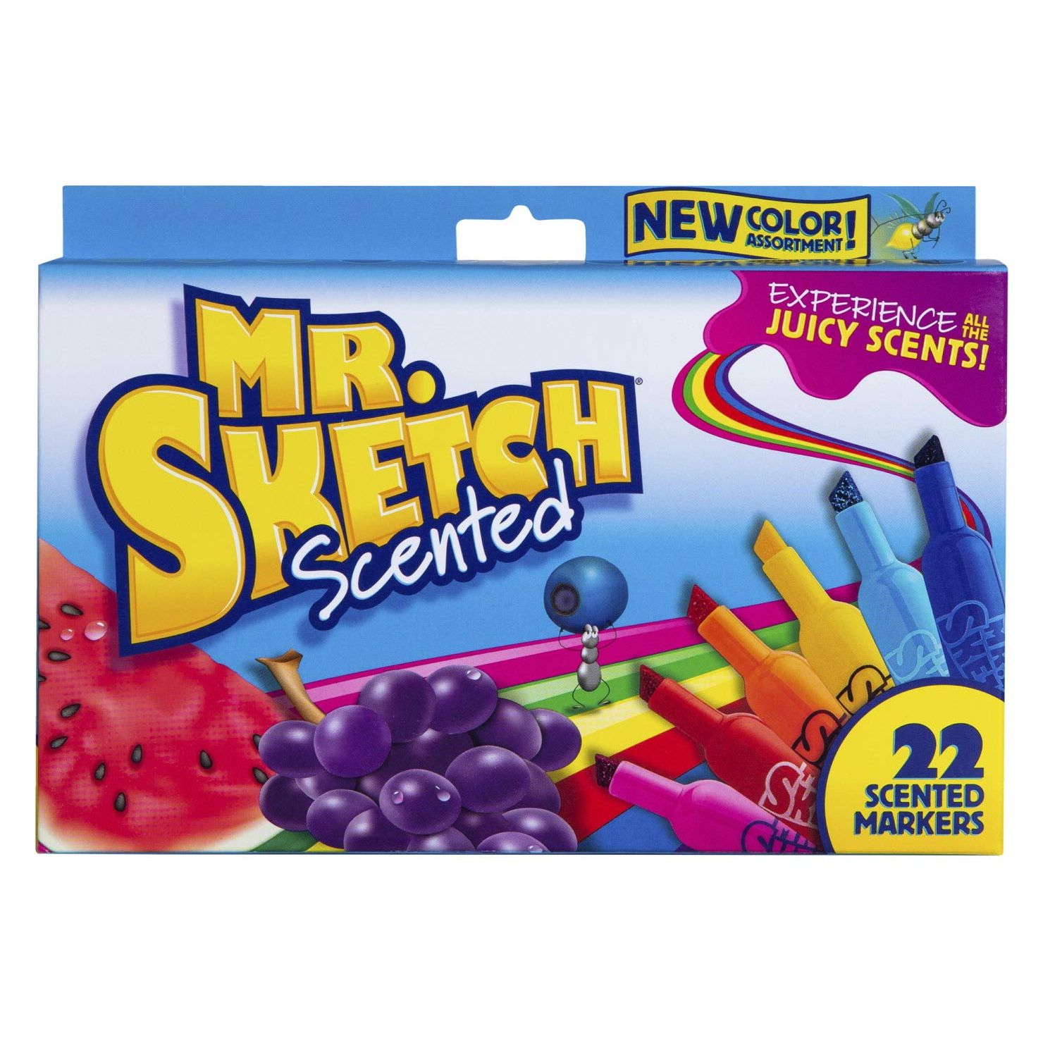 Unleash your childs imagination into a world of cinnamon-scented giraffes and orange-coated airplanes with Mr. Sketch Scented Markers. The 22 captivating aromas and vibrant colors are sure to inspire creativity.