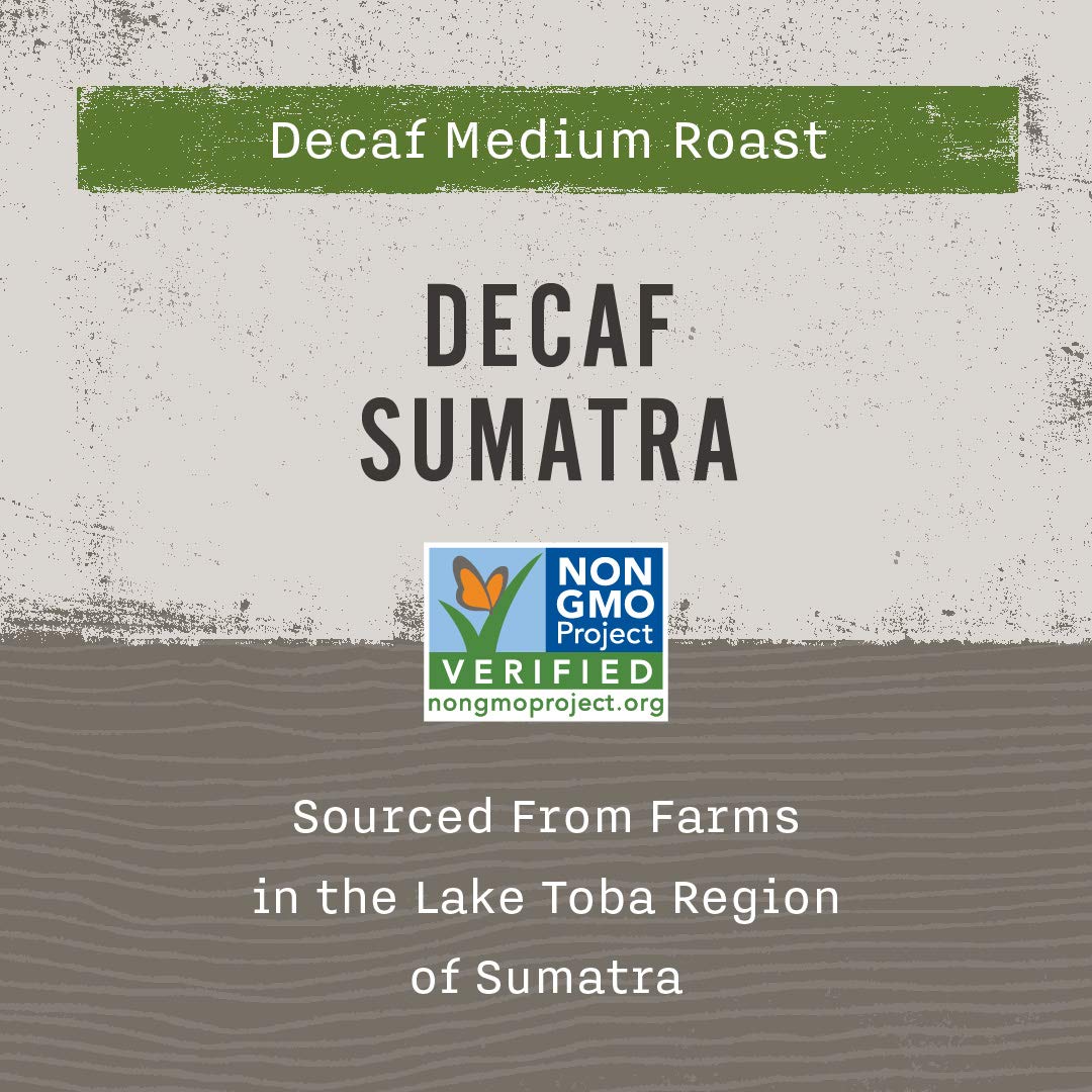 2 Sumatra Decaf Ground Coffee, 12 oz