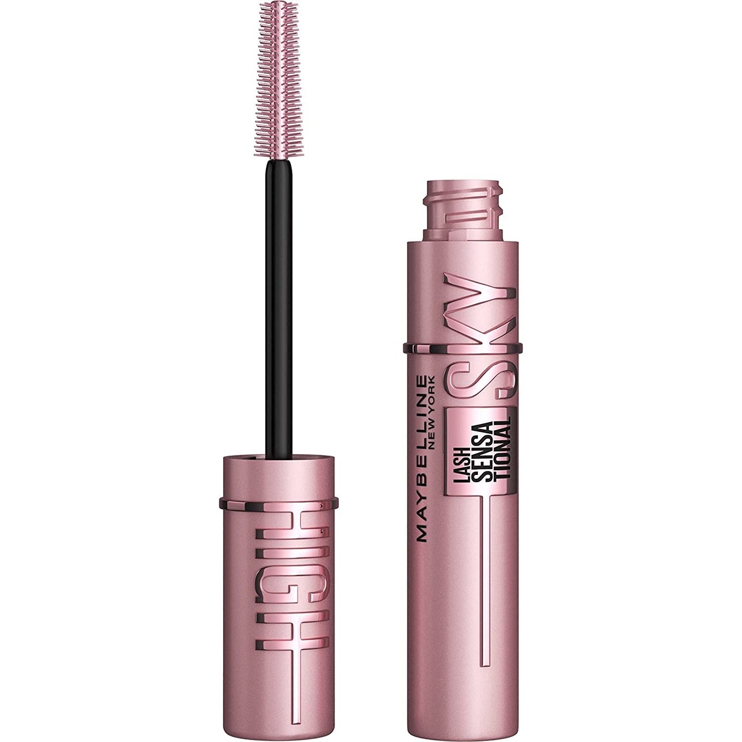 1 Maybelline New York Maybelline Lash Sensational Washable Sky high Mascara, Very Black