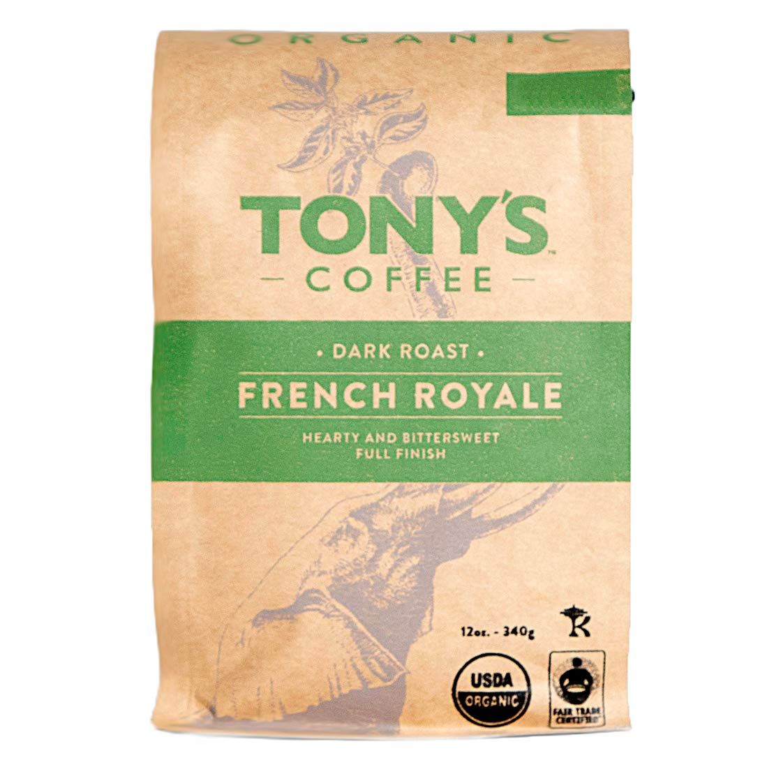 Tony's Coffee, a renowned craft roaster established in 1971, offers a classic blend that effortlessly captures the ideal fusion of robust, roasted flavors and indulgent, multi-dimensional sweetness.