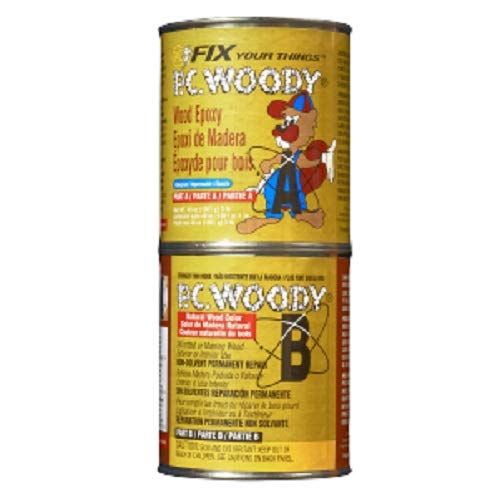 PC-Woody is an epoxy paste formulated to replace missing and rotted wood. It has structural strength greater than most wood. PC- Woody is a permanent wood repair for interior and exterior applications. This epoxy is made from real wood and has many characteristics of wood.