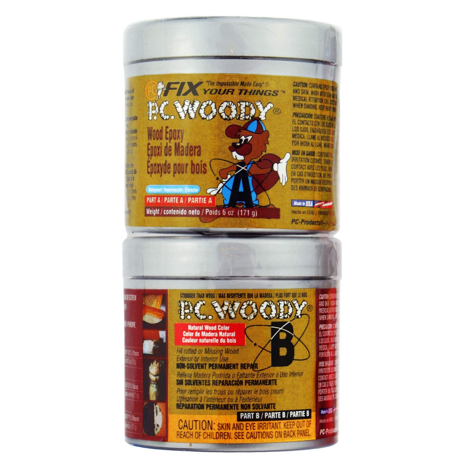 Two-part epoxy paste to replace missing or rotted wood is resistant to mildew. dry rot. UV light. and fresh and salt water. Can be used in indoor and outdoor applications. with an application temperature range of 35 to 115 degrees F and a service temperature range of -20 to +200 degrees F. High tack helps reduce drips and sags while hardening.