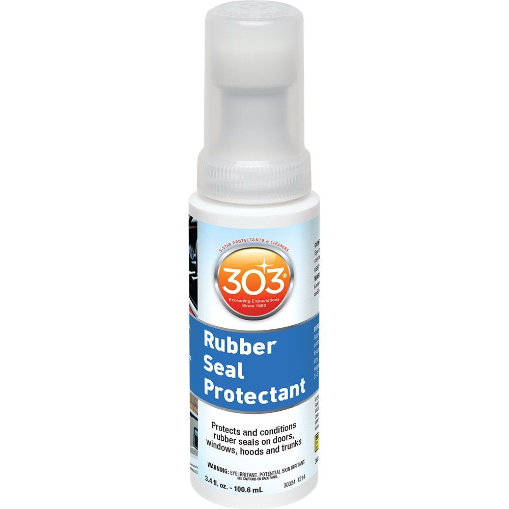 Restores seal elasticity and conditions weather seals for doors, windows, hoods and trunks.