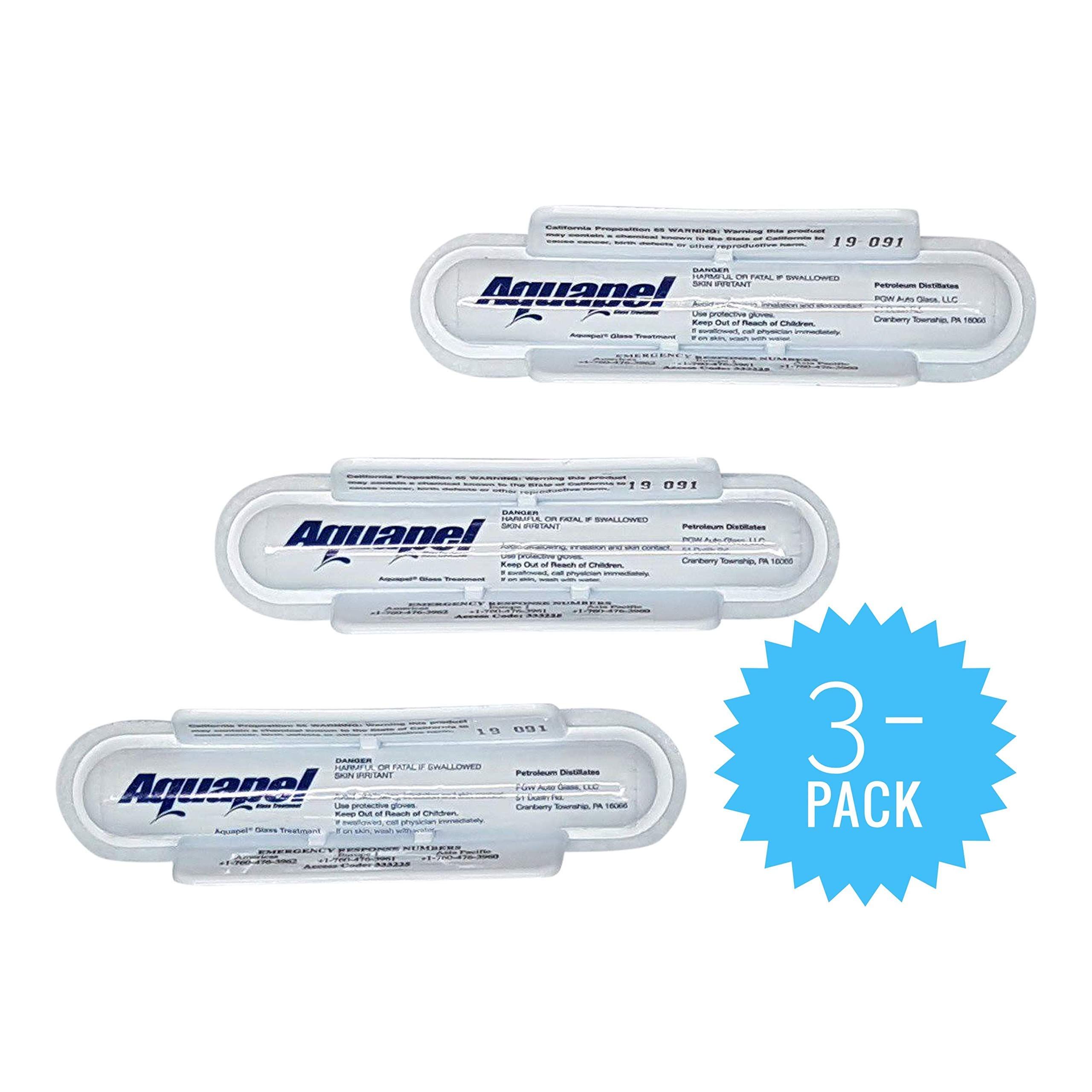 AQUAPEL APPLICATIONS Windshield Glass Water Rain Repellent TREATMENT Repels          Use the glass treatment that jet fighters use on their windshields without wiper blades! Aquapel is a patented product from the leaders in glass technology - PPG.