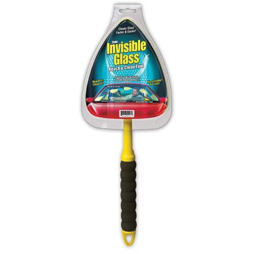 The Invisible Glass Reach and Clean Tool is an excellent tool for cleaning hard-to-reach windshields, windows and mirrors. This tool provides the three most critical elements to cleaning any surface: friction, access and pressure.
