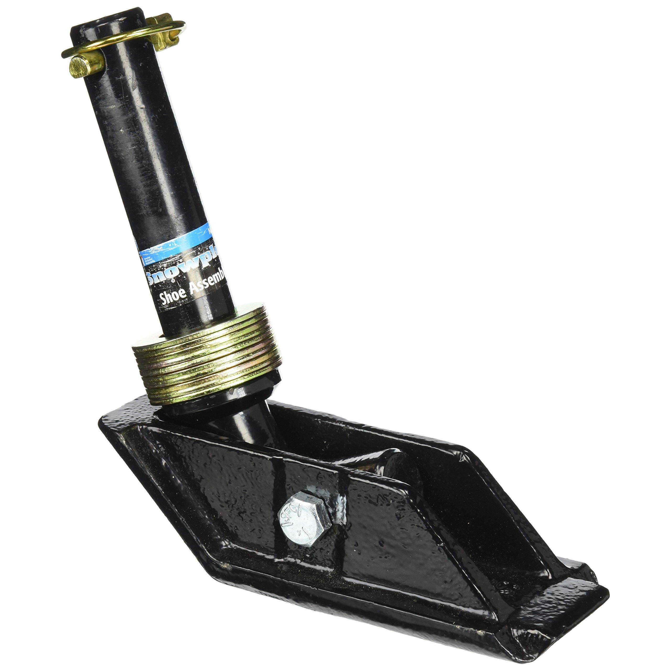 Buyers Products offers a complete line of snow plow aftermarket replacement parts for many makes and models of snow plows. Shoe Assembly fits Meyer/Diamond ST-78 or C-8.5 plows and includes the shoe, 10 washers, lynch pin, nut, screw, and spindle.