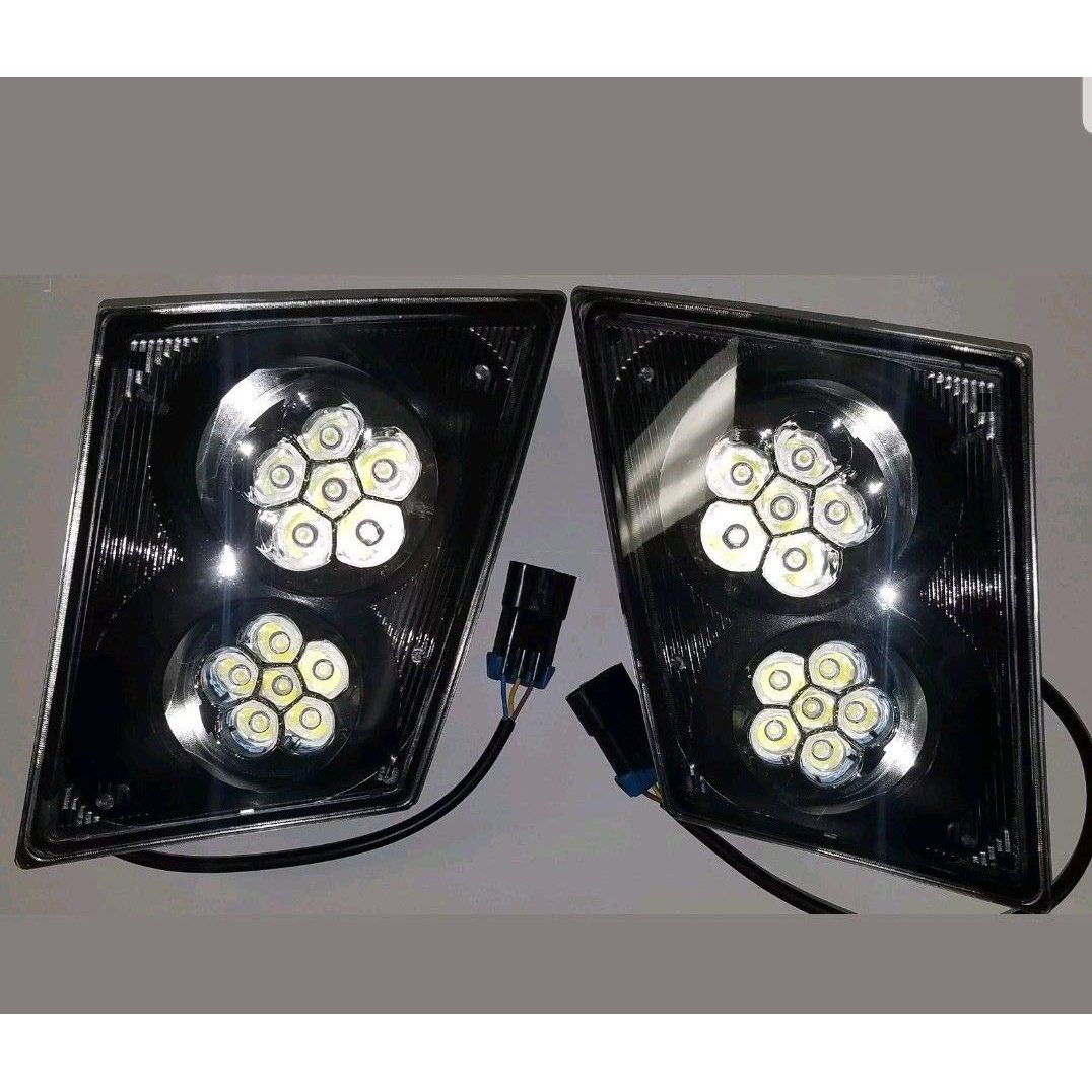 LED Volvo VN VNL Bumper Fog Light Lamp SET/PAIR Truck 2003 & Newer 630 670 730 780 image