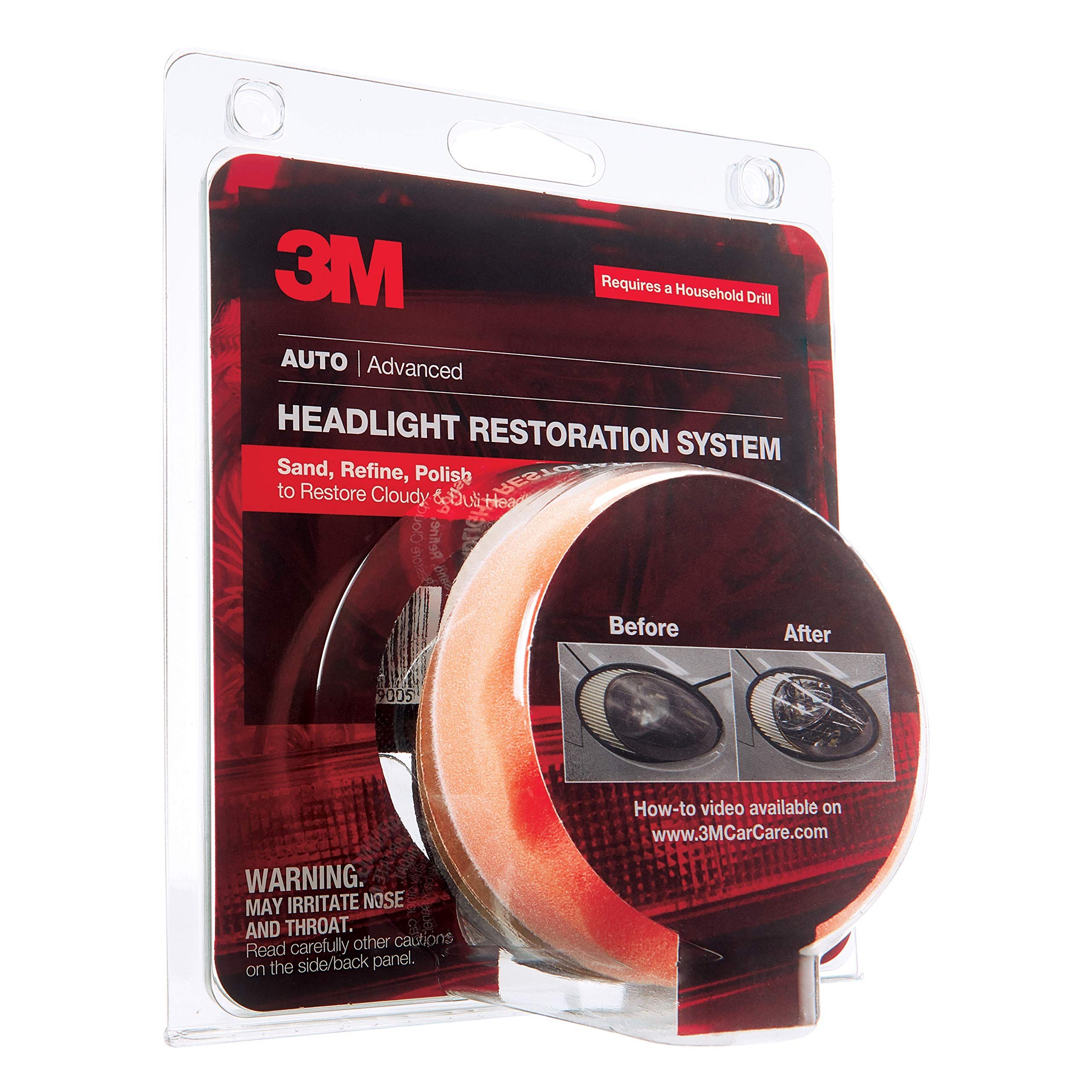 Plastic lenses can yellow with age, reducing headlight brightness, and new lenses can be expensive. The 3M Headlight Lens Restoration System lets you shine and restore plastic lenses, including headlights, taillights, fog and directional lights.