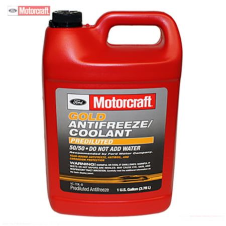 Yellow-colored, longer-life, ethylene glycol-based antifreeze/coolant for use in gasoline and diesel engines, and electric motors Motorcraft VC7DILB - Anti Freeze.  