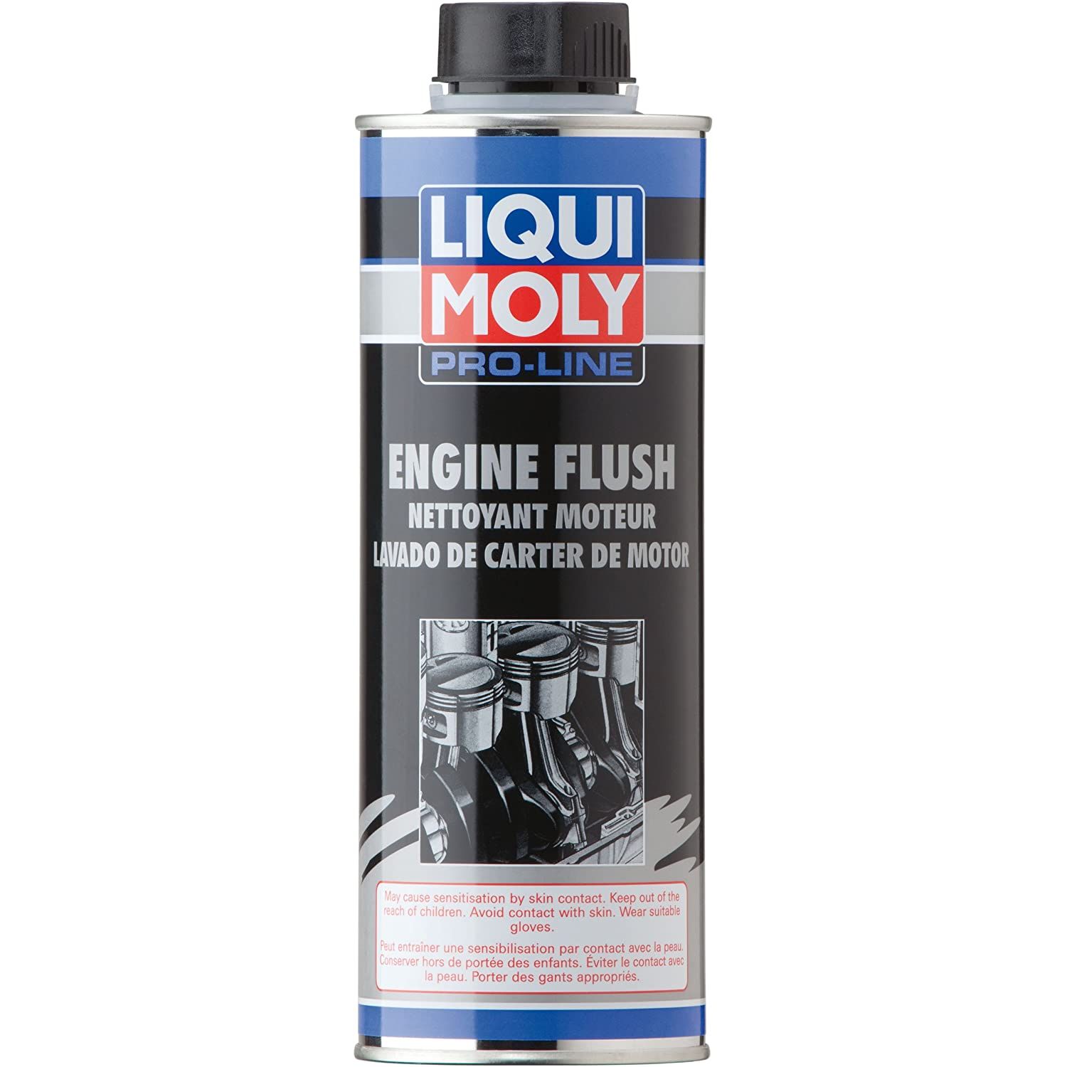The Liqui Molys Pro Line Engine Flush is the answer to your engine cleaning problems. It is an easy-to-use product that effectively flushes away all kinds of deposits and residues that build up inside the engine. This engine flush is gentle yet rapid and works with all 4-stroke gasoline and diesel engines.