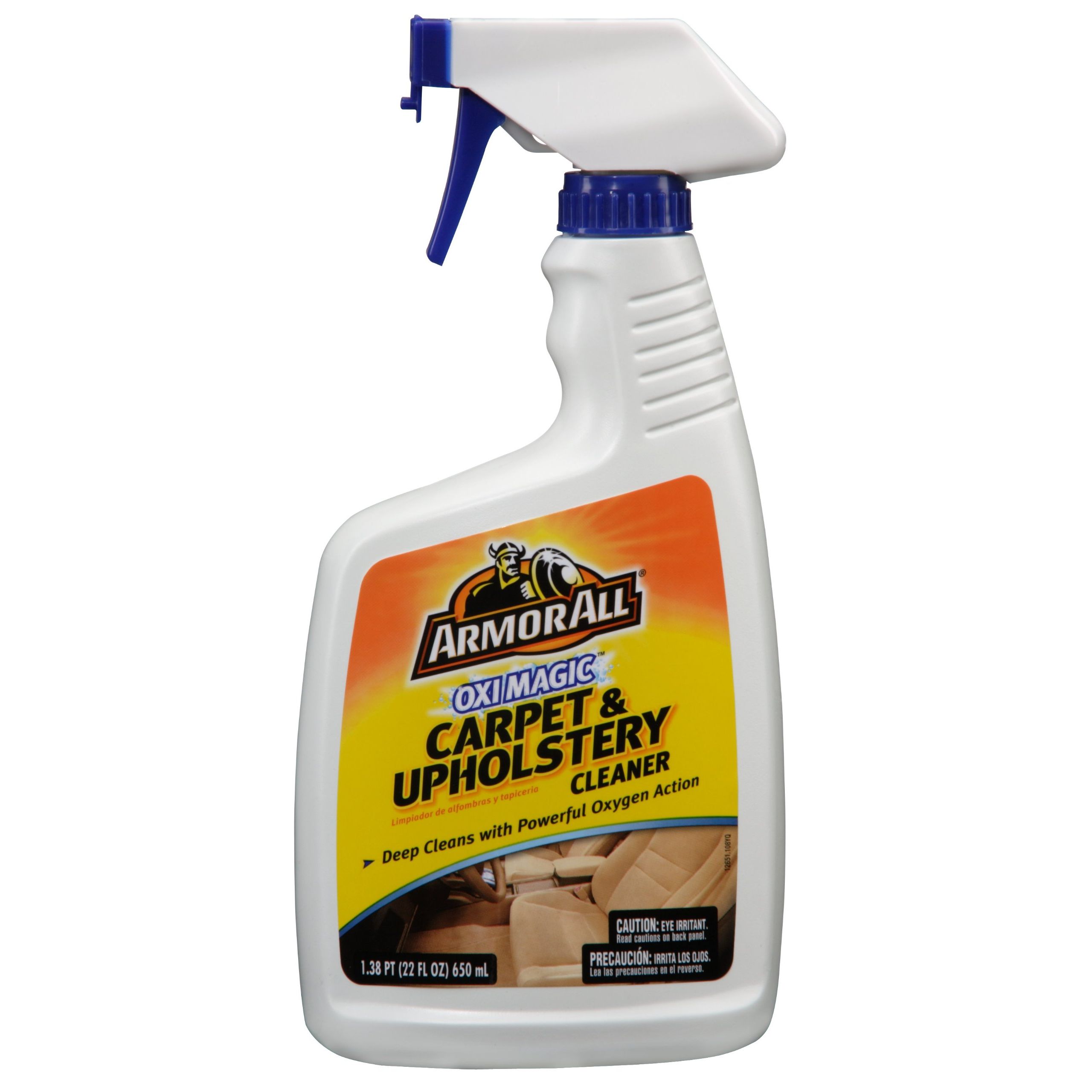 Deep cleans with powerful oxygen action. Your car's carpet and upholstery take a serious beating from stains and ground-in dirt. OxiMagic cleaner brings fabric back to life, restoring its plush, luxurious beauty.