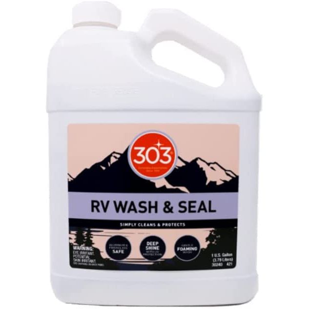 Directions – Add 1 ounce of wash to 5 gallons of water. Gently scrub surface with wash mitt to remove dirt and grime. Rinse thoroughly and dry immediately with a clean towel.