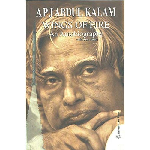"The Wings of Fire" by APJ Abdul Kalam is an autobiography that has gained immense popularity worldwide. Kalam is a renowned Indian scientist, author, and former President of India.