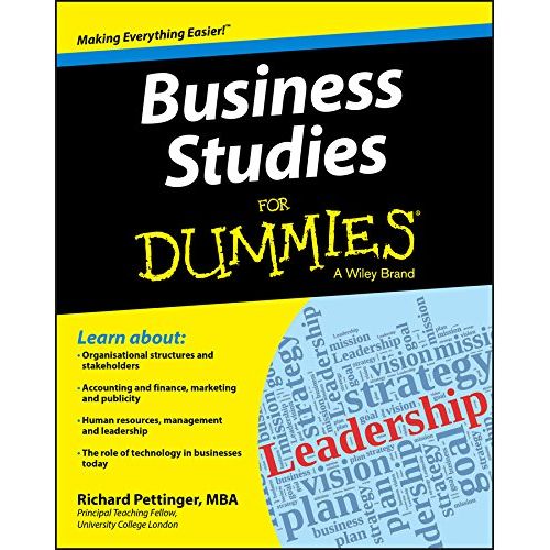 Business Studies For Dummies is a comprehensive guide that helps students understand the fundamental concepts involved in pursuing a business studies degree. It is an excellent resource for anyone starting their academic journey or looking to brush up on their knowledge of the subject.
