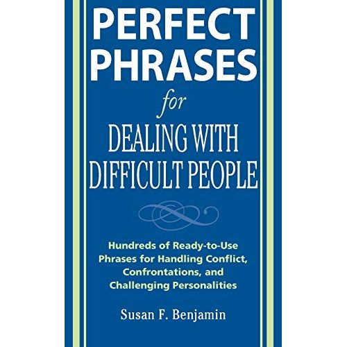 Perfect Phrases is the perfect all-purpose reference guide for anyone looking to improve their communication skills in the workplace. Authored by communications consultant, Susan F. Benjamin, this book provides a collection of ready-to-use phrases that can help you handle all kinds of people at any job level.