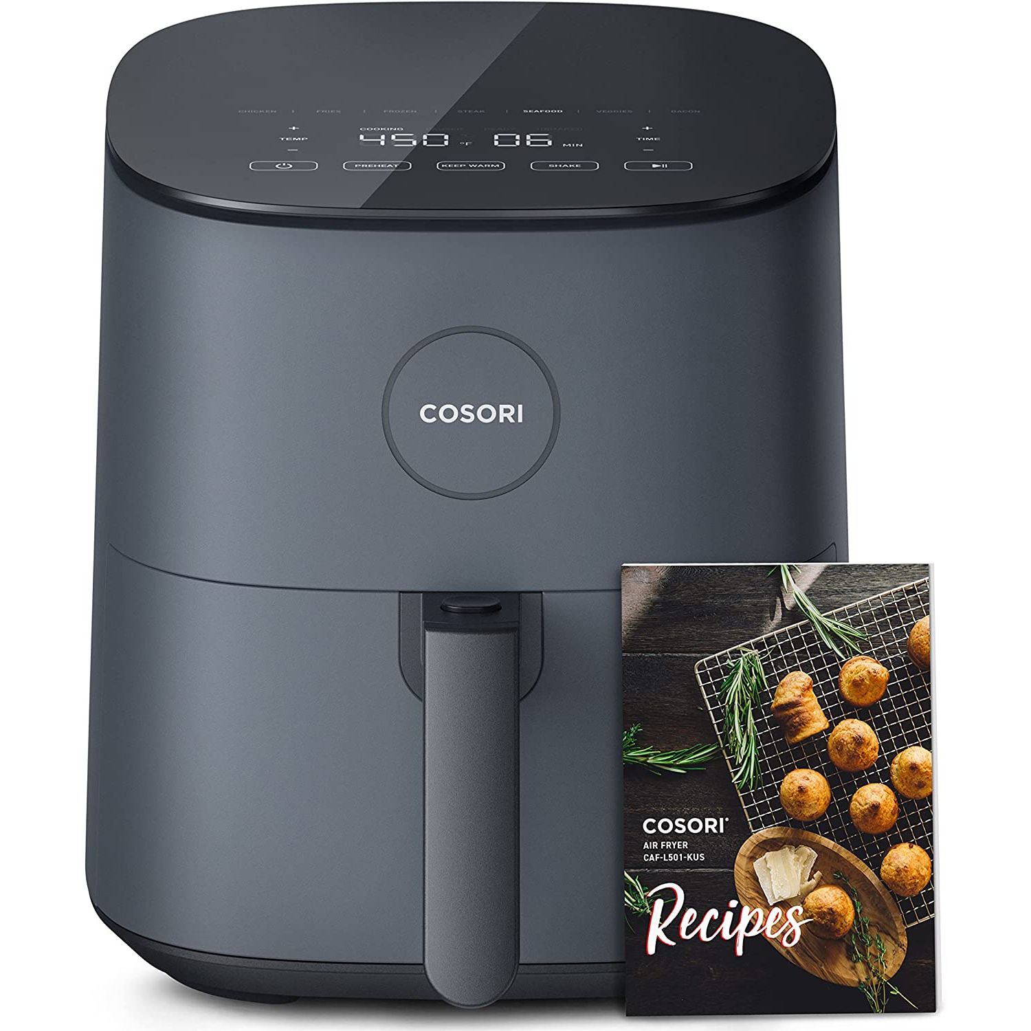 Discover the game-changing COSORI Air Fryer, an essential tool for every kitchen. Thanks to its revolutionary 360-degree rapid heat circulation technology, you can savor the crispy goodness of fried foods with up to 85 percent less oil guilt-free.