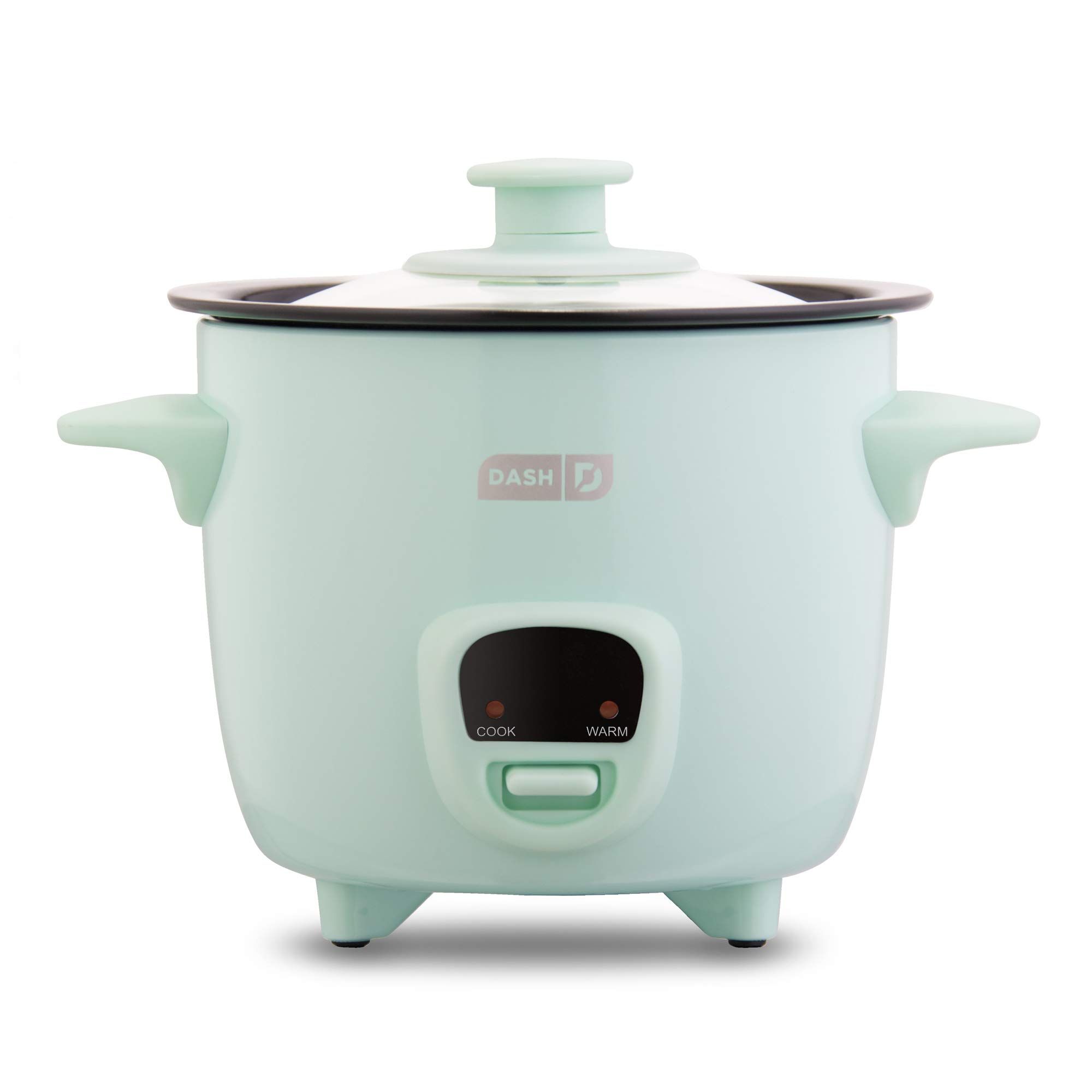 The DASH Mini Rice Cooker Steamer is a convenient and easy-to-use kitchen appliance that allows you to cook delicious and healthy meals in no time. With its quick and easy setup, you can simply add water and your uncooked rice, pasta, or vegetables, and press the cook button.