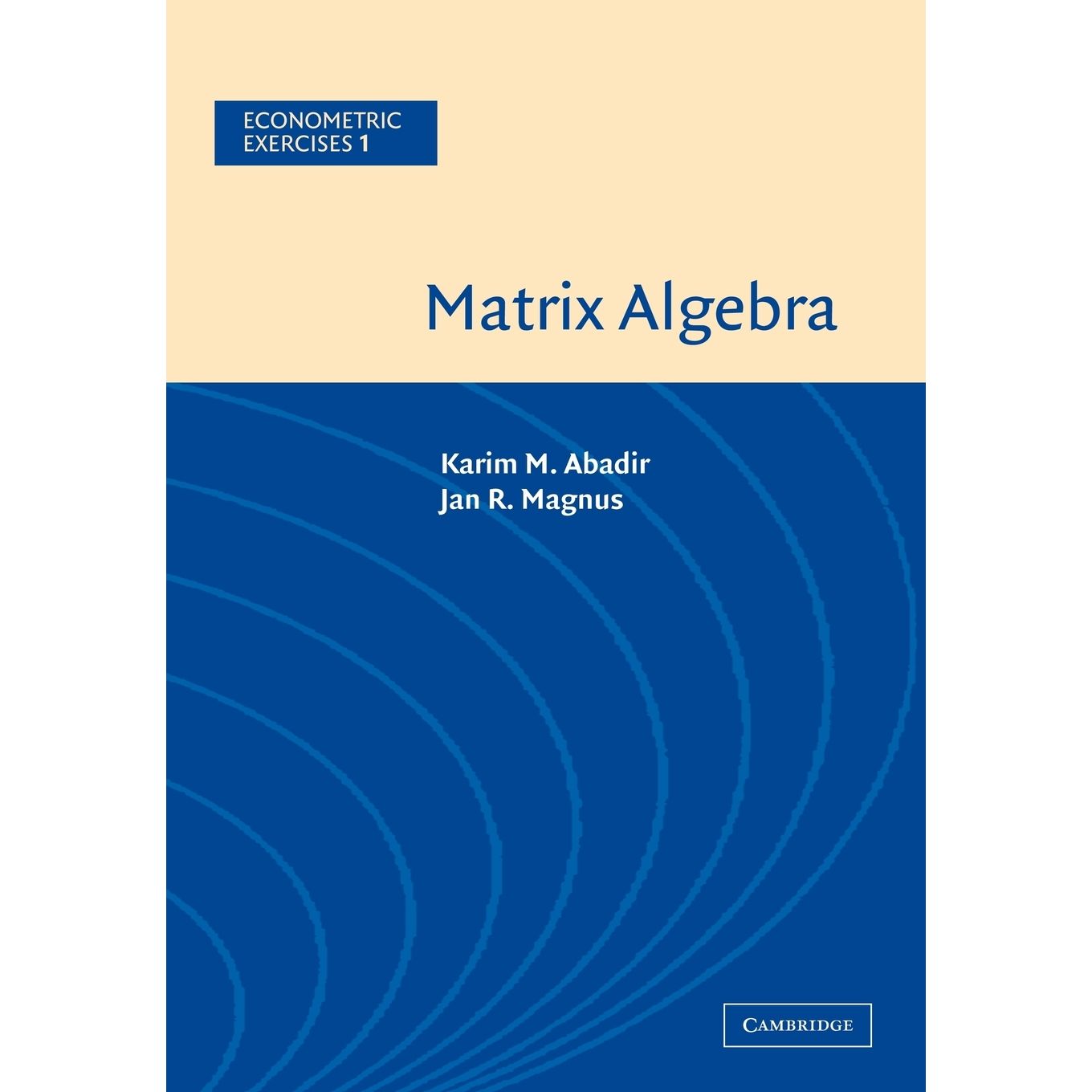 "Matrix Algebra" by Karim M-Abadir and Jan R. Magnus is a comprehensive textbook on the use of linear algebra in mathematical economics, financial economics, statistics, econometrics, and engineering. The book is suitable for advanced undergraduate or graduate students in these fields.