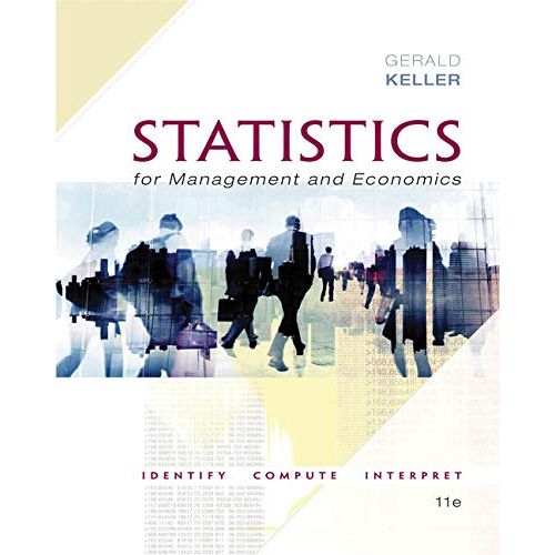 Gerald Keller
"Statistics for Management and Economics" is a comprehensive textbook that provides an introduction to statistical concepts and their applications in real-world business scenarios. It is written by Gerald Keller, a renowned author, and professor of statistics.