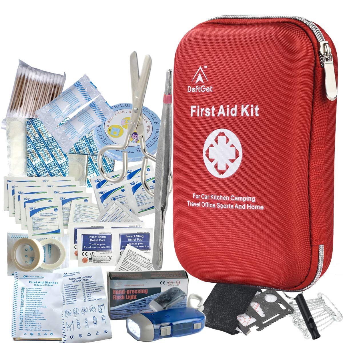 Discover the ultimate solution to your emergency preparedness needs with our durable compact bag – the essential first aid kit. Measuring at a convenient 8.2 x 5.