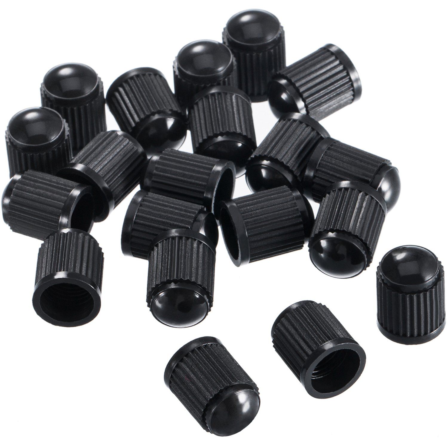 Plastic valve caps:. Practical valve caps can protect your valves from dirt and corrosion and help you to replace original bad valve cap of tyre.. Good quality material:. The valve cap is made of durable plastic which can extend service life of tyre.. Wide application:. Package provides 20 pack valve caps which can meet your multiple purposes..