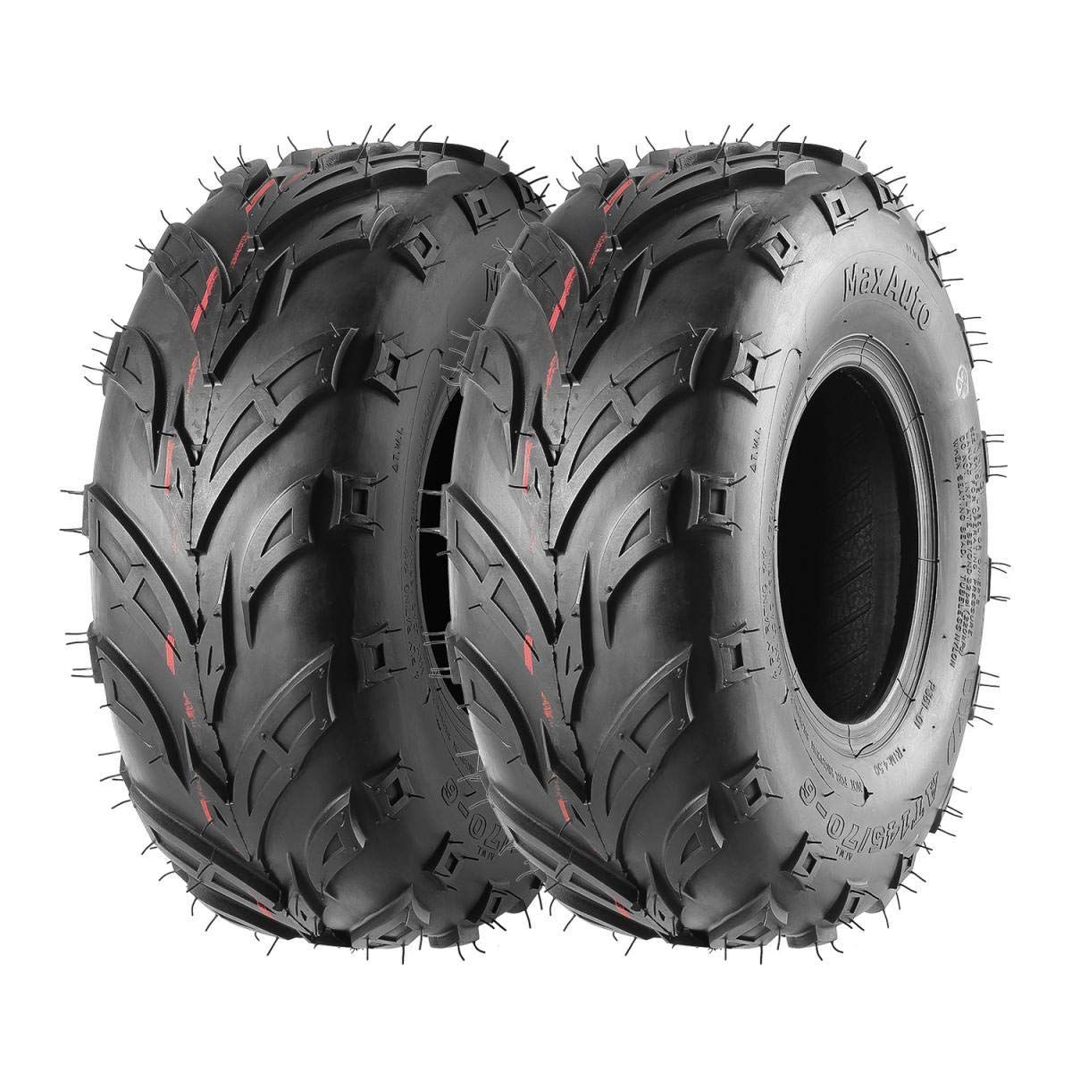 The Set of 2 145/70-6, 145x70x6, 145-70-6 ATV Go Kart Tires is a premium rubber product designed to endure the toughest racing conditions. Featuring a hard compound and a tubeless design, these tires are perfect for ATV and go-kart enthusiasts.