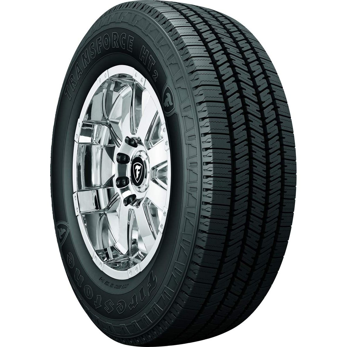 The Transforce HT2 is a commercial highway tire designed for light trucks and commercial vehicles. Its optimized tire profile is built to improve uneven wear, even when carrying heavy loads. The tire features saw tooth edge siping which provides biting edges in snow while maintaining block stiffness.