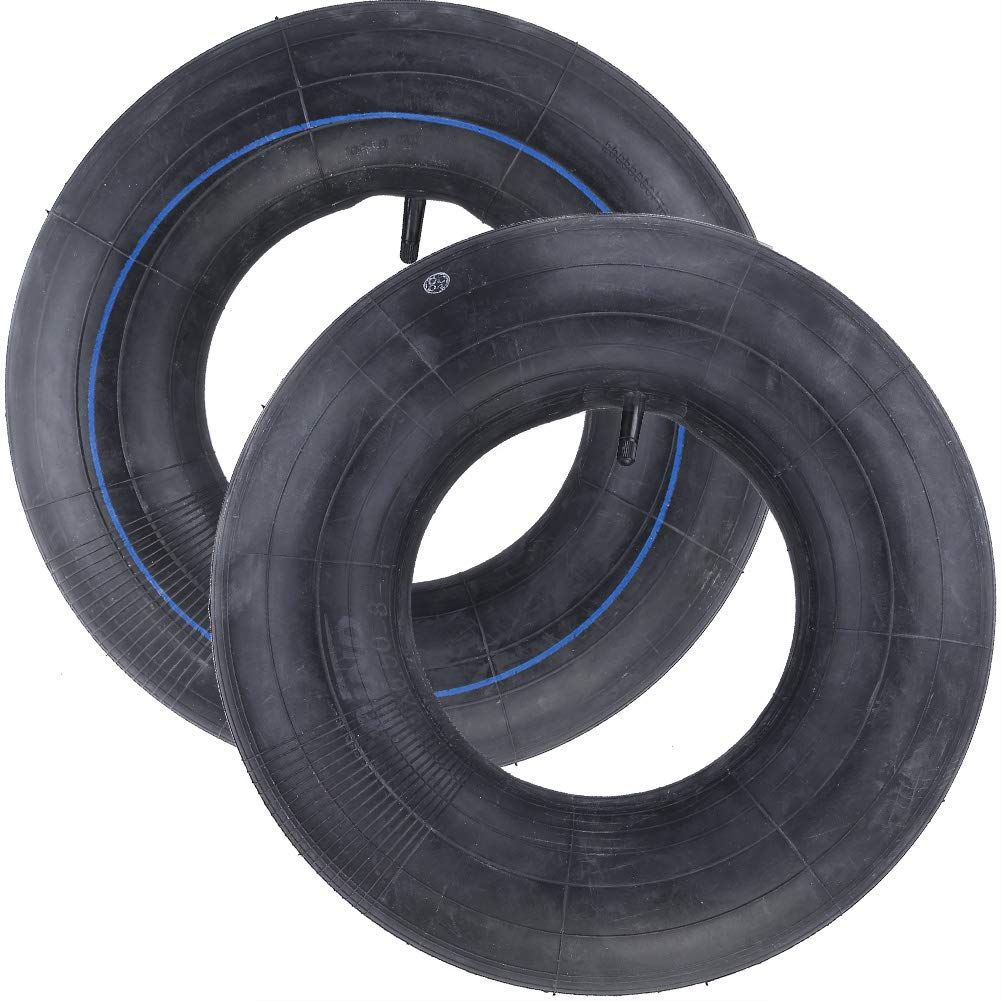 The 16x6.50-8 Inner Tube is a heavy-duty, high puncture-resistant inflatable tube made from brand new isobutylene isoprene rubber. With its TR13 straight stem and cap, it is designed to fit tire sizes 16x6.50-8 and 16x7.50-8, as well as 18x6.5-8.