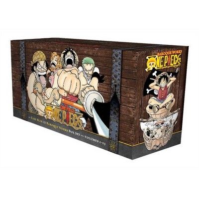 Eiichiro Oda
The One Piece Box Set 1 is a collection of volumes 1-23 of the popular manga series One Piece, written and illustrated by Eiichiro Oda. This box set is the perfect way to start your One Piece collection!
The first part of the box set covers the East Blue arc of the series, which introduces the main character Monkey D.