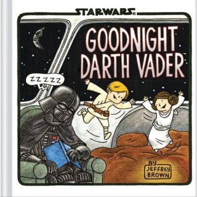 Jeffrey Brown
"Goodnight Darth Vader" is a children's book by author and illustrator Jeffrey Brown. As part of his Star Wars comics series for parents, this book parodies the traditional bedtime story format to entertain both adults and children alike.
