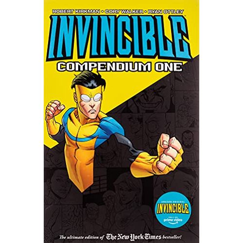 Robert Kirkman
The Invincible Compendium Volume 1 is a collection of issues #1-47 of the popular superhero comic book series, Invincible.
