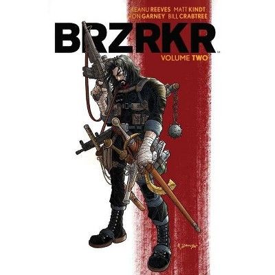 BRZRKR is a comic book series created by actor Keanu Reeves along with writer Matt Kindt and artist Ron Garney. The series follows a 80,000-year-old half-mortal warrior named B, who is a hired gun for the US government. B undertakes dangerous missions in exchange for information about his mysterious past and his quest for mortality.