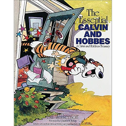 Bill Watterson
The Essential Calvin and Hobbes is a collection of comic strips featuring the beloved characters of Calvin, a mischievous and imaginative young boy, and his loyal stuffed tiger, Hobbes. The book is a treasury of some of the most unforgettable moments and adventures from the popular comic strip, first published in 1985.