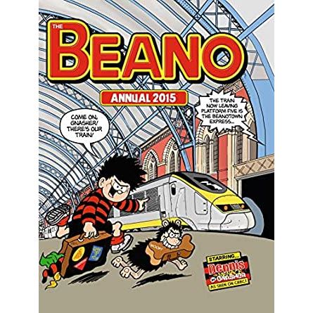 The Beano Annual 2015 is a children's annual book published by DCT Annuals, written and illustrated by Various and Nigel Parkinson. It features various comic strips and activities featuring popular characters from the Beano comic, such as Dennis the Menace, Minnie the Minx, and Roger the Dodger.