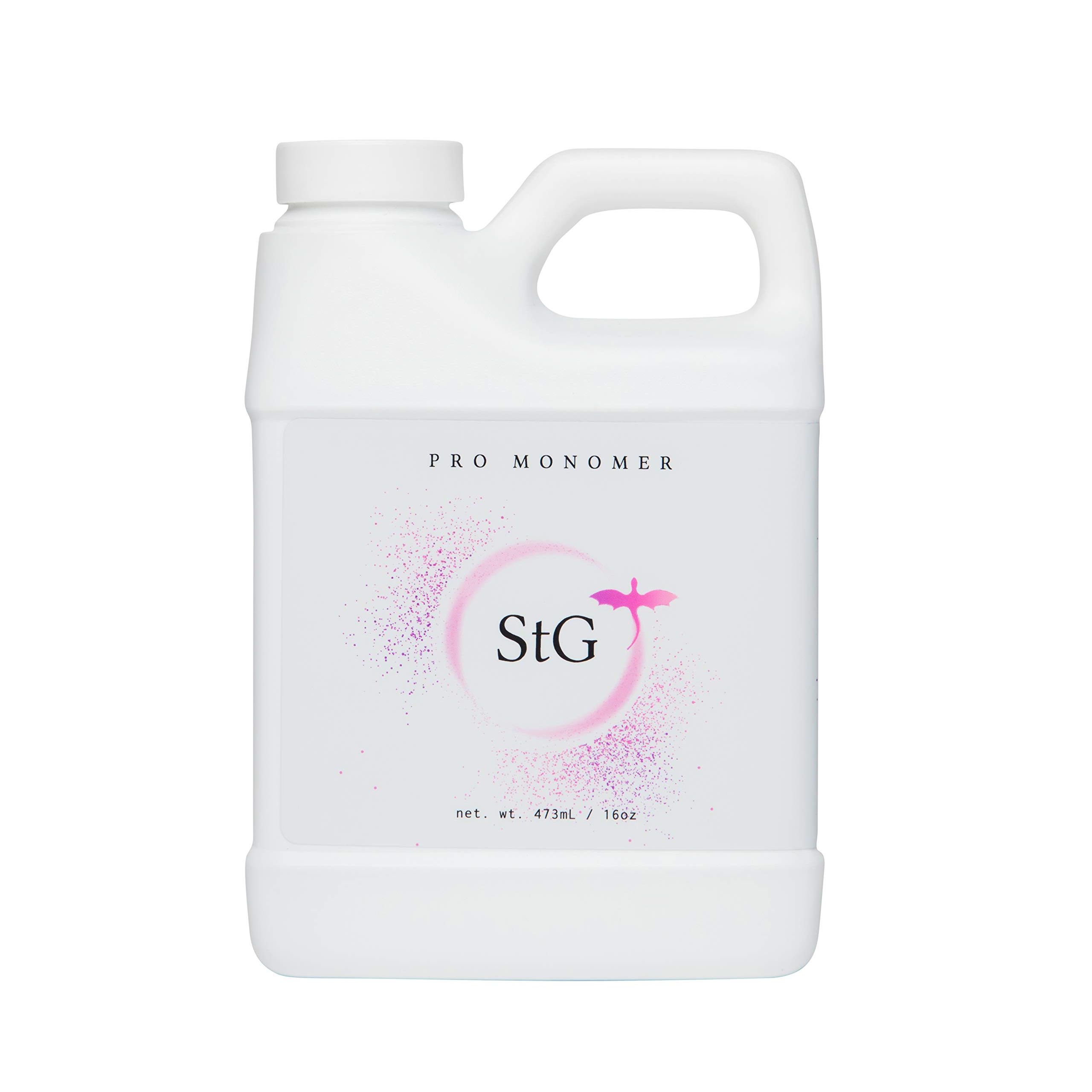 Introducing the StG Monomer Liquid - a top-quality solution that is perfect for enhancing and sculpting nails to perfection. Our innovative formula features added UV Inhibitor, ensuring that your nails stay radiant and beautiful for longer. The formula is designed to be primerless, allowing for a faster and smoother application that lasts.