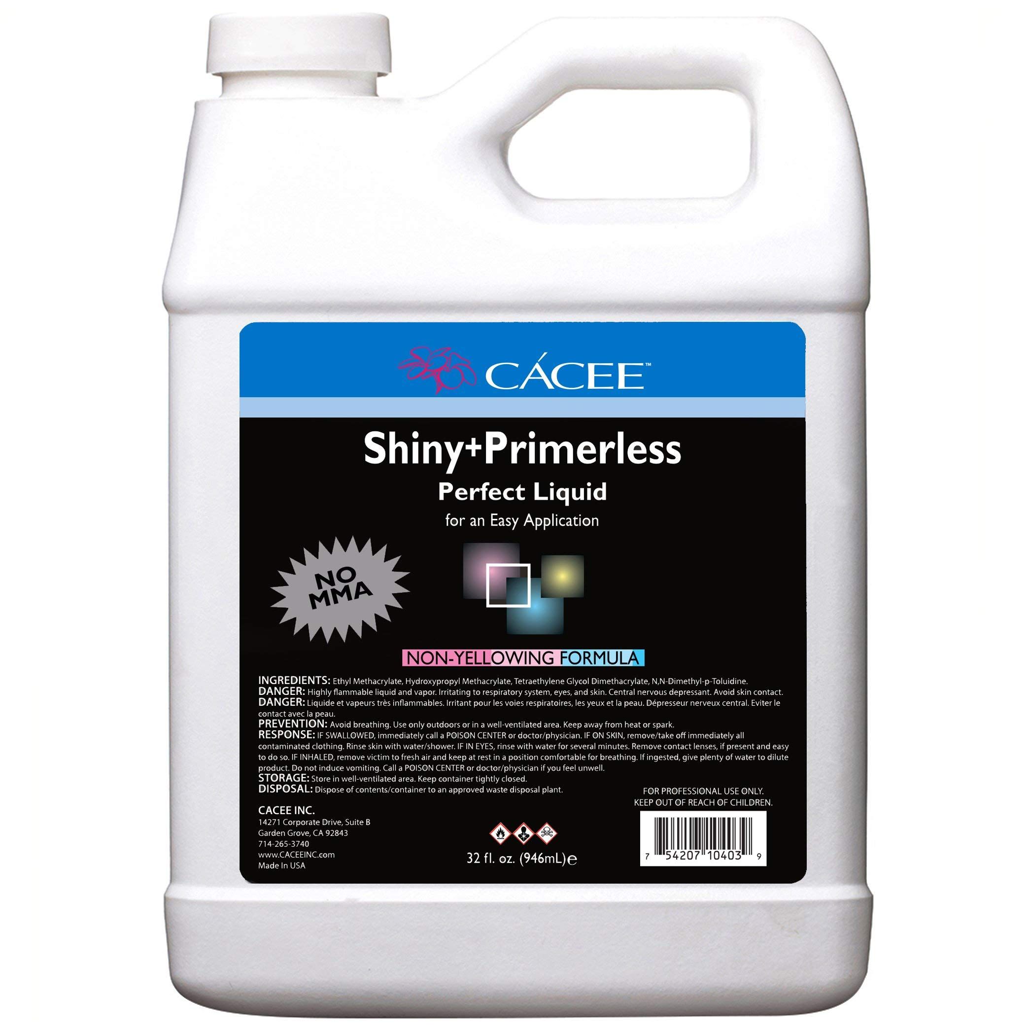 Cacee's Smooth Set Perfect Liquid is a must-have for any professional nail technician or cosmetologist. Made in the USA and vegan-friendly, this acrylic liquid is formulated with color stabilizers to prevent yellowing or dulling of the colors, ensuring vibrant colors that last for weeks.