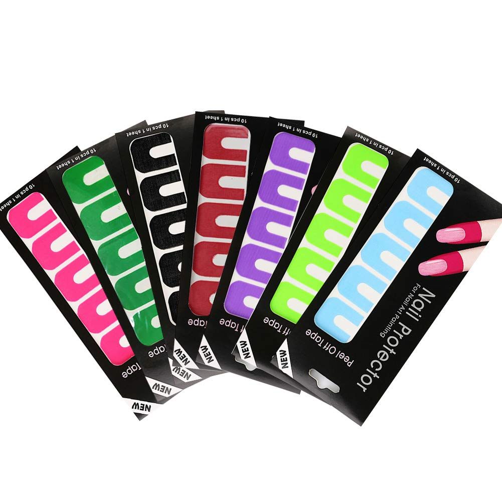 Introducing the ultimate solution for effortless and consistent nail art – the U-shaped anti-overflow stickers. Designed to protect your DIY nail art from unwanted spills and smudges, these stickers are both easy to use and wash. The soft cloth material is gentle on your nails, making it suitable for various sizes and shapes.