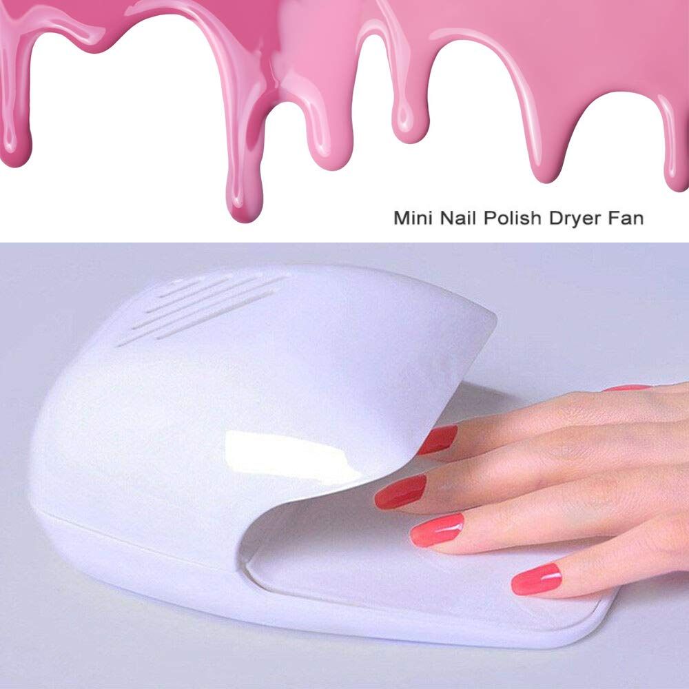 Introducing the Nail Fan Dryer - the perfect solution for drying regular nail polish quickly and effortlessly. Whether you're at the salon, hosting a party, or on the go, this portable blow dryer is perfect for all your needs. With its quick-drying capabilities, it saves you valuable time and allows you to enjoy flawless nails in no time.