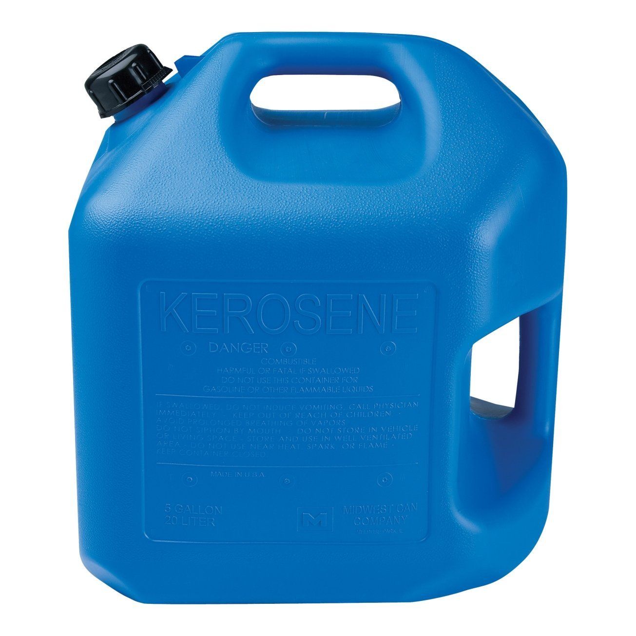 Introducing the Plastic Kerosene Can with two convenient handles for effortless use and handling. This innovative can securely holds up to 5 gallons of kerosene and is crafted with tough HDPE material and barrier additives to minimize hydrocarbon emissions.