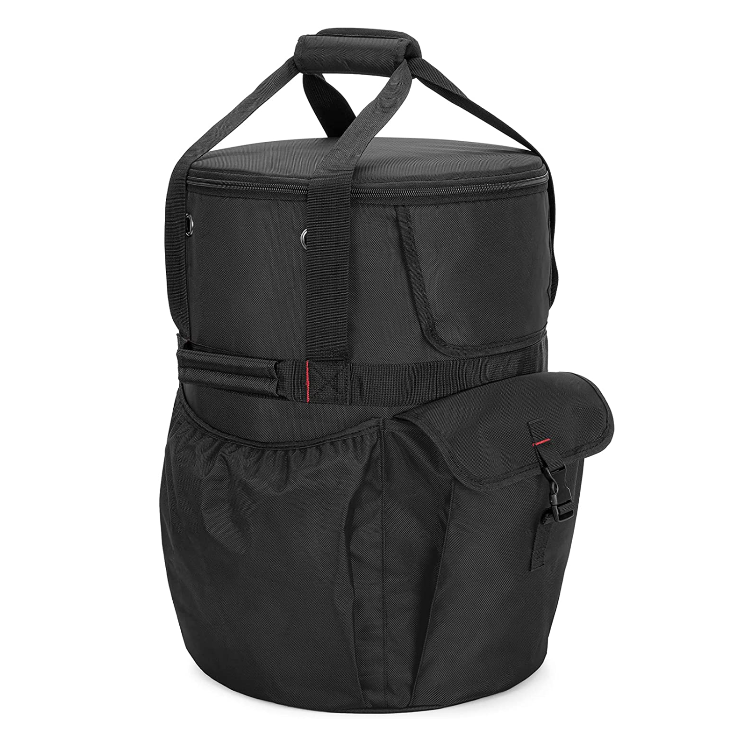 The SAMDEW Outdoor 20lb Propane Tank Bag offers superior protection for your 20-pound propane gas tank and convenient storage for accessories. Made with durable, water-resistant material, this bag shields your tank from dust, wind, and other environmental elements.