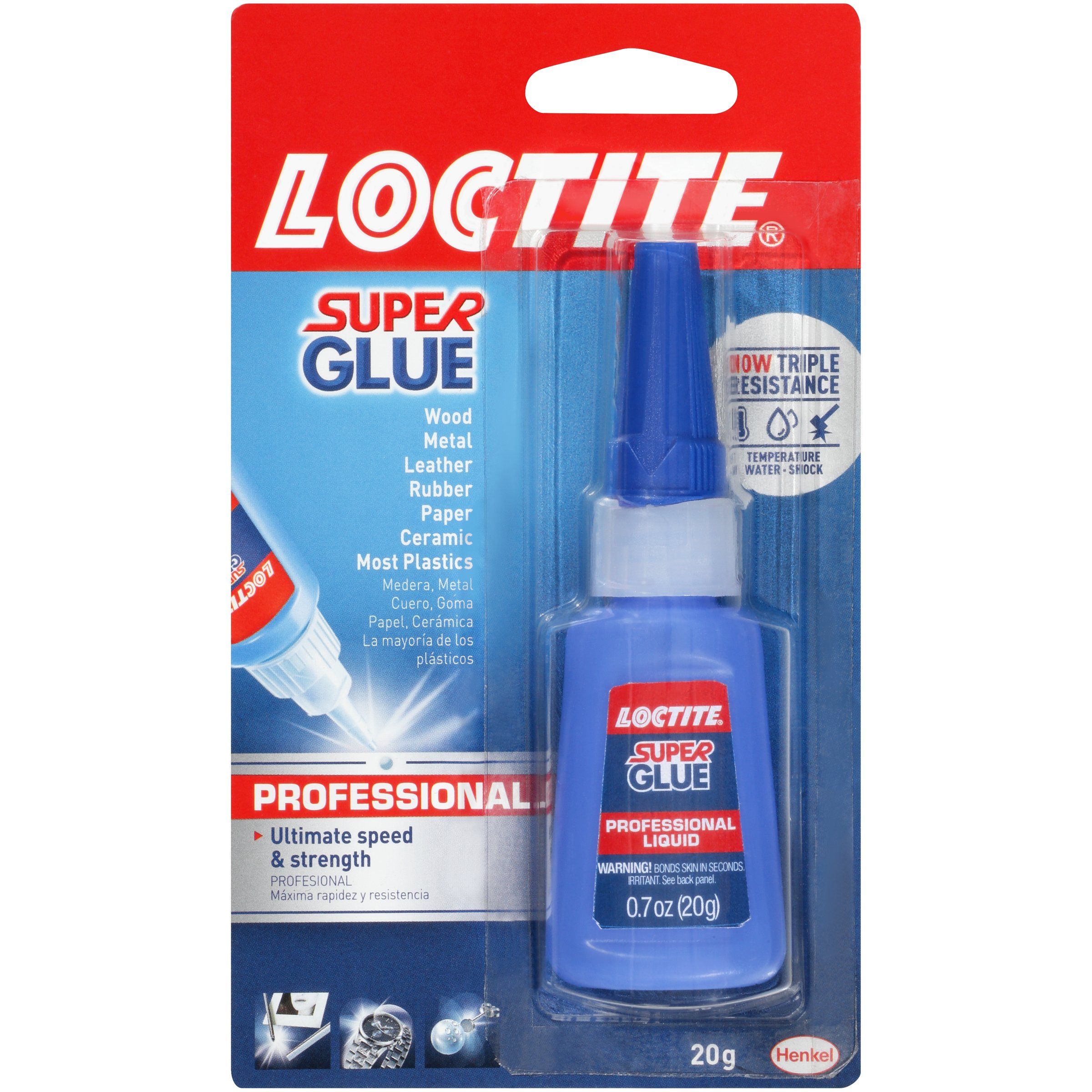 Loctite 2436365 Liquid Professional Super Glue is a high-quality adhesive that offers fast and secure bonding. This versatile glue is specifically engineered to create strong and reliable bonds on various materials, including metal, plastic, ceramic, rubber, paper, and more.