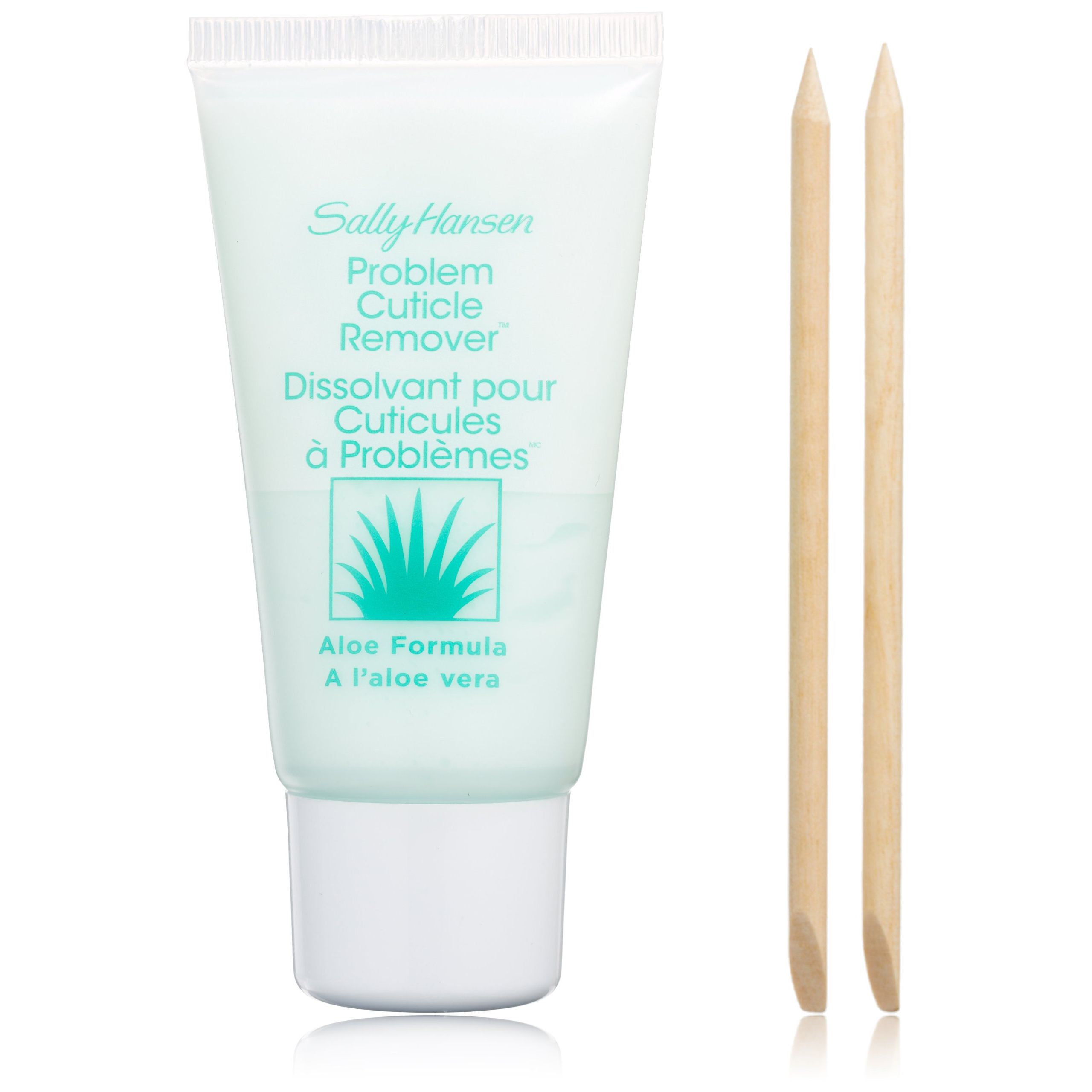 Sally Hansen Problem Cuticle Remover 2140 is a gentle yet effective formula designed to soften and remove overgrown and stubborn cuticles around the nail bed. It is enriched with Aloe Vera and Chamomile to soothe and calm the skin while also preventing dryness and cracking.