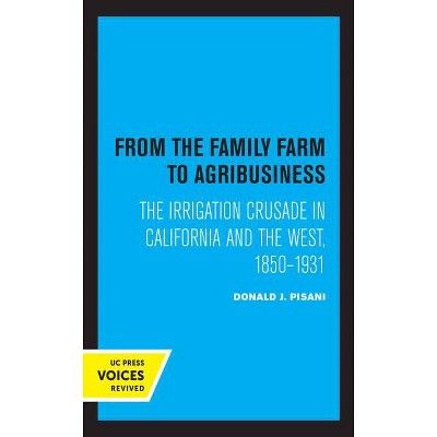 "From the Family Farm to Agribusiness: The Irrigation Crusade in California and the West, 1850-1931" is a historical book written by Donald J. Pisani. The book takes a look at the history of agriculture in California and the western United States from the mid-1800s to the early 20th century.