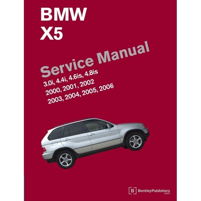 Bentley Publishers
The BMW X5 (E53) Service Manual is a comprehensive guide to maintaining and repairing the BMW X5 series from 2000 to 2006. This book covers all the models, including 3.0i, 4.4i, 4.6is, and 4.8is, in great detail, providing information about engine performance, transmissions, suspension, brakes, and electrical systems.