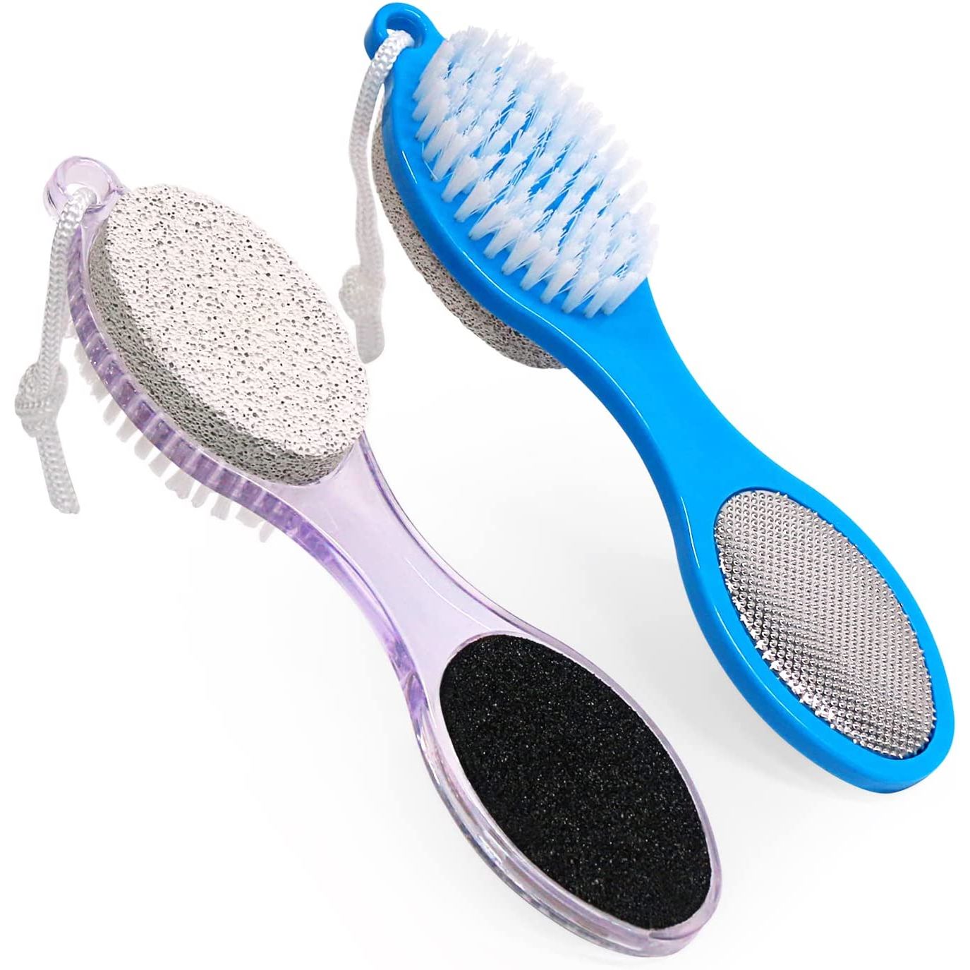 The 4 in 1 Multifunctional Foot Tool is designed to simplify and enhance the foot care routine. This innovative tool has 4 different surfaces to cater to different needs. It features a brush, pumice stone and two other surfaces to enable users to take care of their feet with ease.