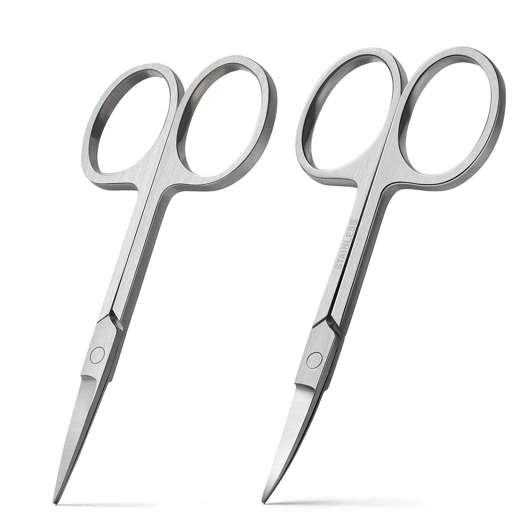 BEZOX Premium Nail Scissors are a set of two high-quality professional manicure scissors that are designed to make your grooming routine easier and more effective. Made from durable stainless steel, these scissors are able to cut through even the toughest materials with ease.